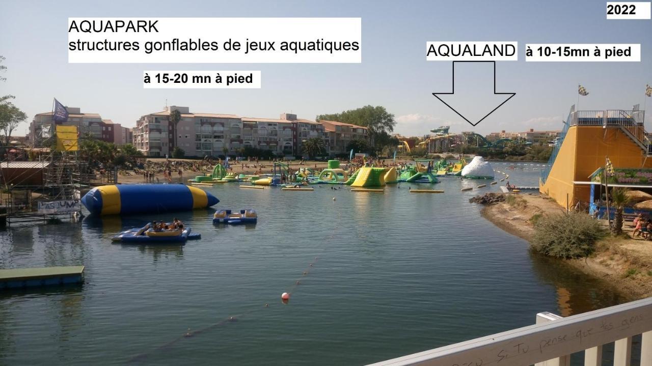 Apartament Lara 3 - T2 Loggia Piscine 2 Lits Doubles Parking Pres Du Centre-Port Et Ile Loisirs Agde Zewnętrze zdjęcie